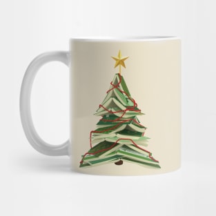 Christmas Tree of Books Mug